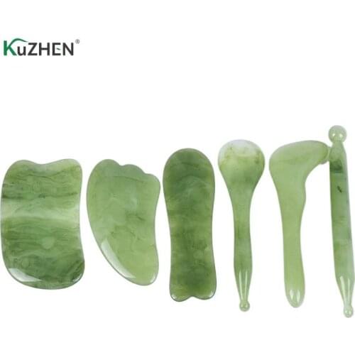 Natural Resin Scraping Massage Facial Skin Care Jade Back Body Massage & Relax Face leg Slimming thin Scraper V line