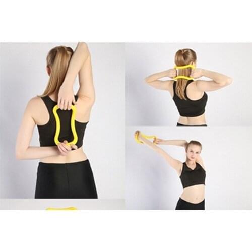 New Quality Yoga Circle Pilates Stretch Ring Fitness Gym Sports Training Bodybuilding Exercise Equipment Five Colors Q1360CMB