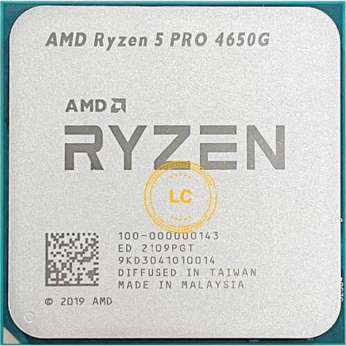 AMD Ryzen 5 PRO 4650G R5 PRO 4650G 3.7 GHz Six-Core Twelve-Thread 65W CPU Processor L3=8M 100-000000143 Socket AM4