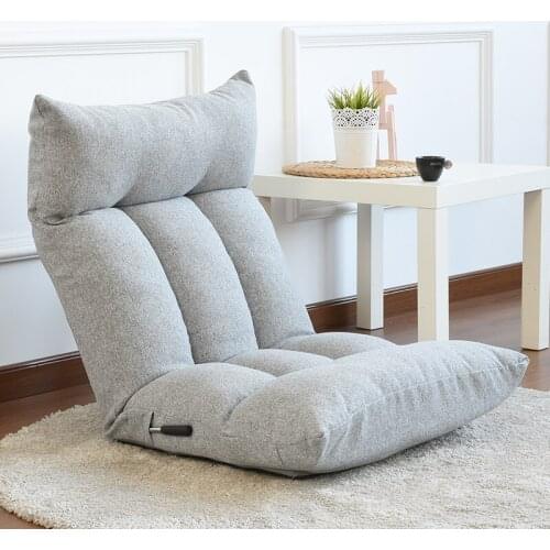 Adjustable Pull Rod Type Lazy Sofa Tatami Cushion Dormitory Bed Back Computer Chair Floating Window Leisure Chair Armchair