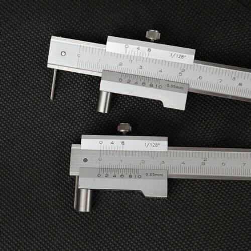 Stainless Steel Parallel Marking Vernier Caliper Gauge w/ 0.1mm Carbide Scriber