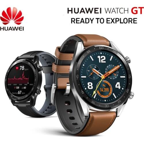 Original HUAWEI Smart WATCH GT Sport Watch 1.39'' Heartrate Report Sleep Monitor AMOLED Screen GPS Smartwatch 14days Standby
