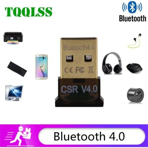 TQQLSS USB Bluetooth 4.0 Adapter Mini Bluetooth Dongle Music Sound Bluetooth Transmitter Receiver Adapter For PC Computer