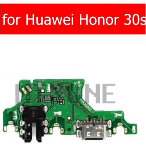 For Huawei Honor 30s USB Charger Connector Flex Cable Microphone USB Charging Dock PCB Board Flex Cable Repair Parts