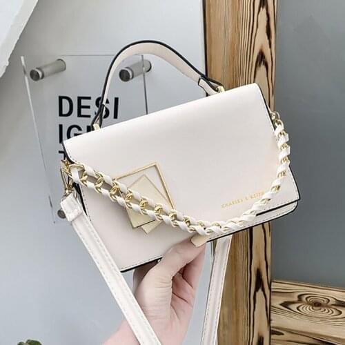 High Quality Pu Leather Fashion Casual Shoulder Bags for Women 2021 New Simplicity Crossbody Bag Ladies Purses and Handbag