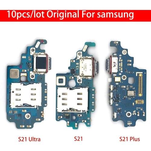 100%Original USB Charging Connector Board Port Flex Cable For Samsung S21 Plus Ultra G991U G991N G991B G996B G998U G998B G998N