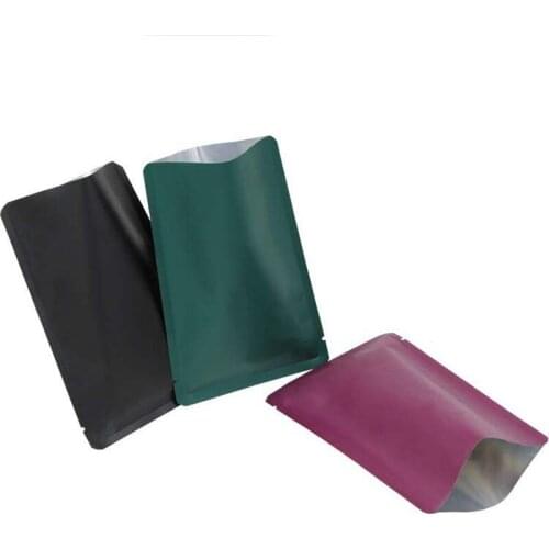 200pcs Homemade Matte Bag Colorful Aluminum Foil Bag Cosmetic Mask Packaging Bags Flower Tea Coffee Powder Punch Custom Pocket