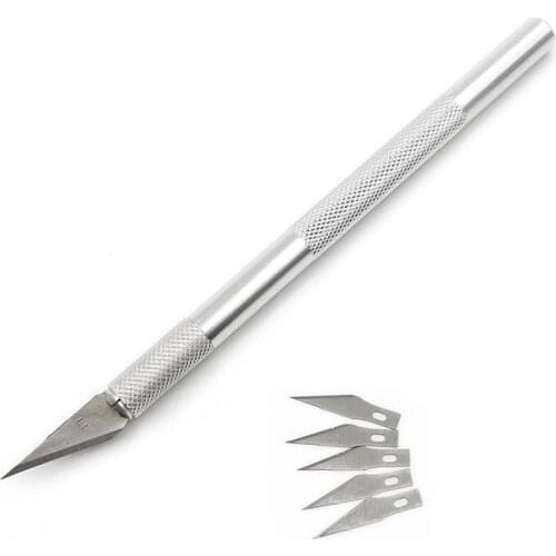 6 Blade Extra Backup Tool Carve Knife Graver Cutter Craft Wood Hobby Engrave Cut Sculpte Razor Sharp woodcarve Scorper Sculpture