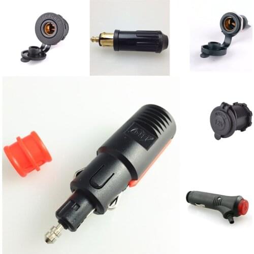 12v Car Universal Plug Standard Accessory Cigarette Lighter Plug Socket Adaptor DIN Type Sockets