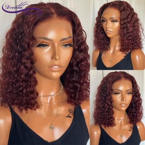 Ombre 13x4 Lace Front Wigs Highlight Ombre Blonde Curly 180% Density Brazilian Remy Human Hair Wigs For Women Preplucked