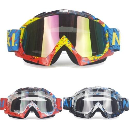 BOTSAI New High Quality Transparent Sport Racing Off Road Oculos Lunette Motocross Goggles Glasses For Motorcycle Dirt Bike