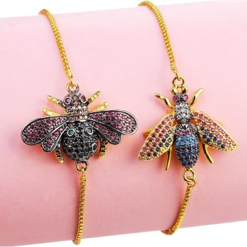 JUYA insect pull bracelet love crystal marble charm bracelet ladies Bohemian tassel bracelet jewelry wholesale Charm Bracelets