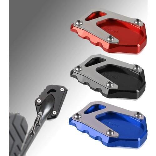 FOR SUZUKI V-STROM 1050 XT 2020-2021 Motorcycle Side Kickstand Stand Extension Enlarge Plate FOR SUZUKI VSTROM 1000 XT 2014-2016