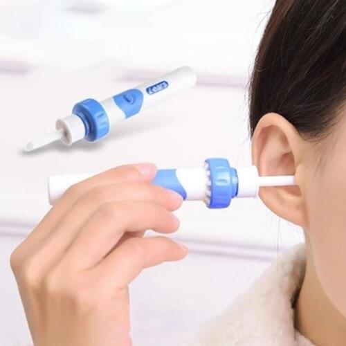 Electric suction earwax earpick useful suction product for big kids electric ear pick ear cleaner double ear spoon