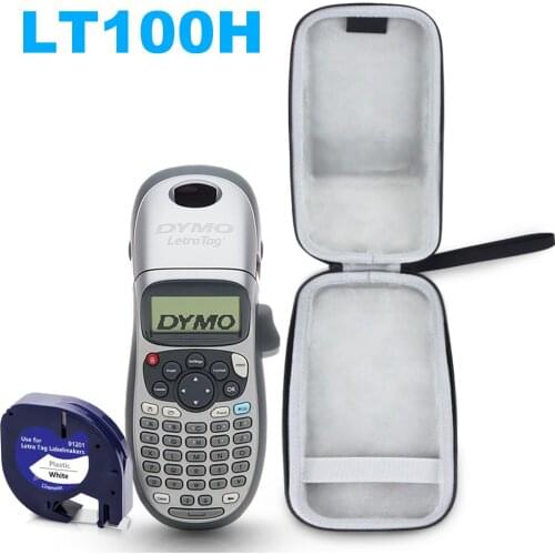 Absonic Hard Case for Dymo Letratag LT-100H LT100H Handheld Label Maker Bag Protective Shell Waterproof Carrying Storage Bag