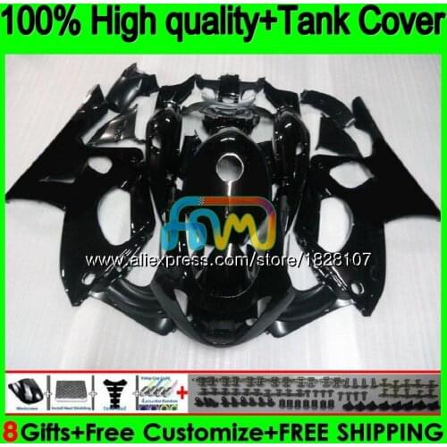 Glossy black YZF600R For YAMAHA Thundercat 96 97 98 99 00 01 02 72BS.1 YZF-600R YZF 600R 1996 1997 1998 1999 2000 2001 Fairing