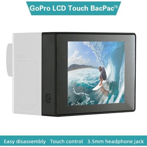 GoPro hero4 / 3 + / 3 original clip sur écran caméra de mouvement avec écran LCD tactile LCD screen + rear door protective cover