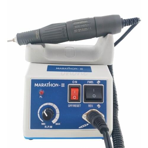 Good Quality Dental Lab MARATHON Micromotor Machine N3 + 35K RPM SDE-H37L1 Polishing Handpiece Saeyang