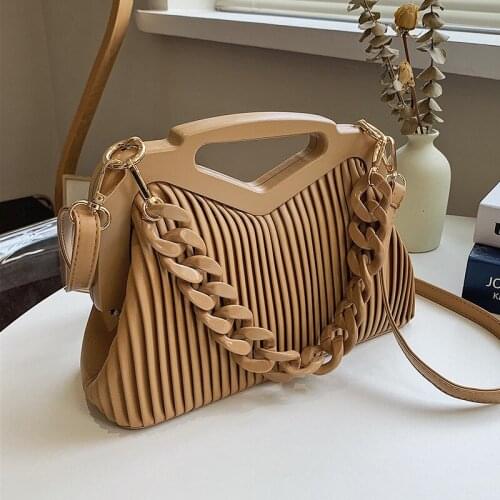 Wriufred Small bag bamboo woven basket shape female summer wild 2021 new trendy fashion messenger bag texture crossbody handbag