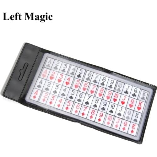 Perspective Cards Set- Magic Tricks Missing Think Telepathy Close Up Magic Tricks Card For Professional Magician