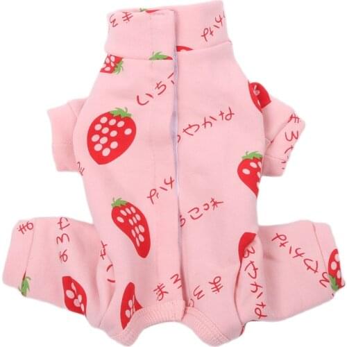 Dogs and Cats Thicker JumpSuit Pajamas Floral Design Pet Puppy T-shirt Tracksuit 5 Sizes 2 Colours