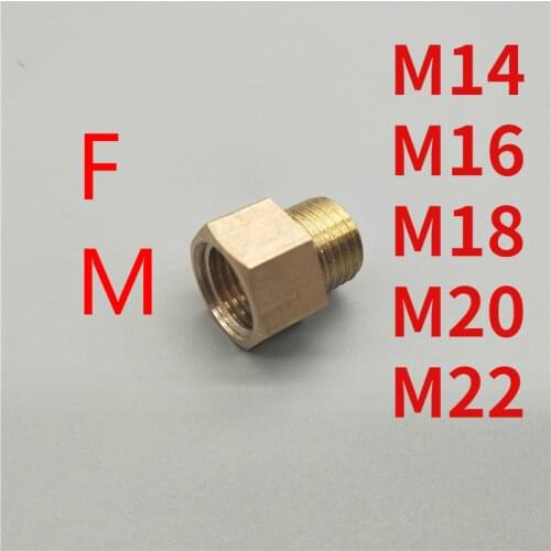 M10x1 M14x1.5 M16x1.5 M18x1.5 M20x1.5 1/8'' 1/4'' 3/8'' 1/2'' Thread Pneumatic Pressure Gauge Conversion Adapter Pipe Fittings