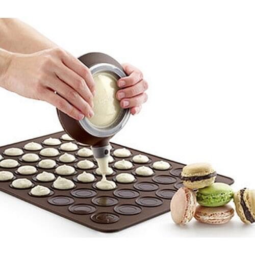 Silicone Baking Mold 30 Cavity Baking Mat Macaron Cake Pastry Oven Baking Mold Plate Mat Kitchen Supplies Cake Tool Baking Pan