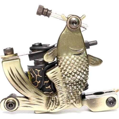 2019 Coil Tattoo Machine Tattoo Machine Wire 10 Wraps Coils Tattoo Gun For Liner Shader For Beginner Professional Artist