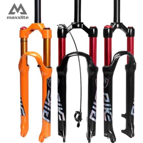 MTB Air Suspension Bicycle Fork 27.5/29 bike magnesium-alloy bikes parts Remote/Manual Lockout QR Damping Rebound Adjustment