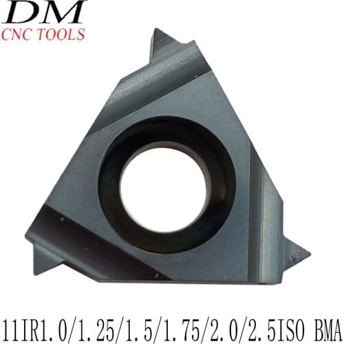 Insert 11IR 1.0ISO 1.25ISO 1.50ISO 1.75ISO 2.0ISO 2.5ISO BMA carbide thread turning tool CNC lathe tool for Steel