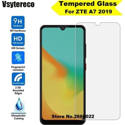 Tempered Glass Screen Protector For ZTE BLADE A7 2019 9H 2.5D Phone Protective Glass For ZTE BLADE A7 2019 Glass