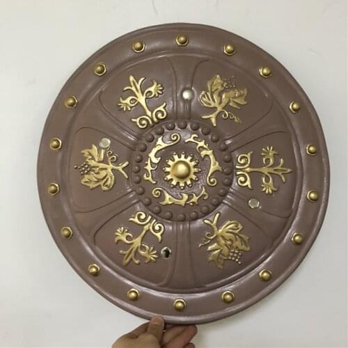 1:1 Cosplay Ancient Gladiator Rome Knight Shield Movie Game Anime Weapon Prop Role Play PU Action Figure Model Halloween Gift