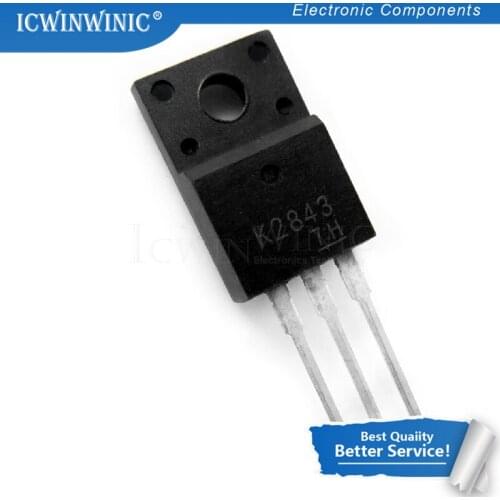 10piece 2SK2843 K2843 TO-220F 500V 12A MOSFET N-Channel transistor new original In Stock