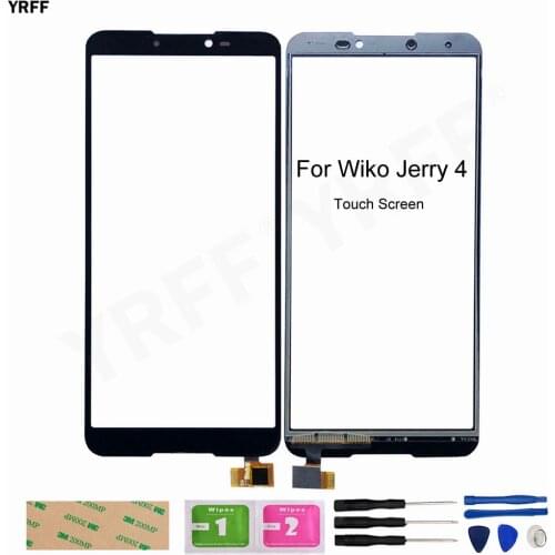 5.99'' inch Touch Glass Panel Sensor For Wiko Jerry 4 Touch Screen Digitizer Replacement Assembly Parts 3M Glue
