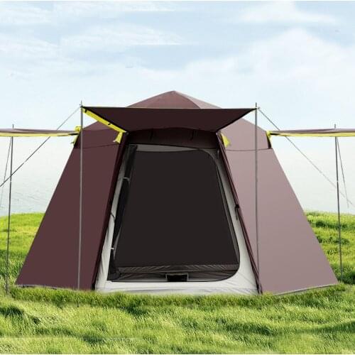 4-6 People Quick Open Tent Full Automatic Thickened Rain Protection Sun Protection Family Outdoor Camping Tent Barraca