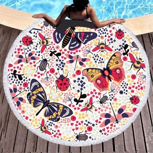 Color geometric striped lattice luxury beach towel Pareo beach Round beach towel Bath towel beach towel Bath towels miraculous