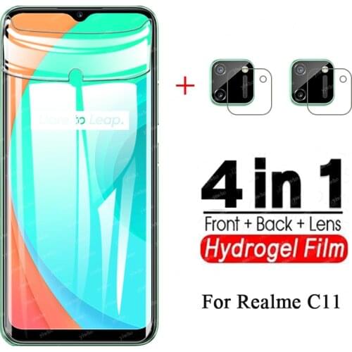Realmi c11 Hydrogel Film camera protector for oppo realme c11 2020 camera protective on realmy 11c real me c 11 sheet film 6.5