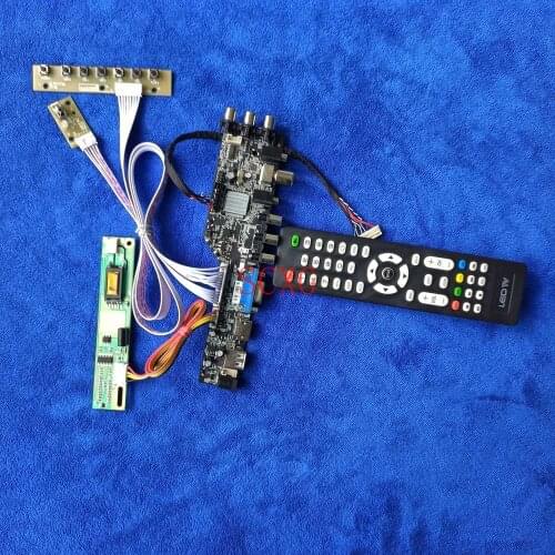 KIT 1CCFL LVDS 30-Pin HDMI-compatible VGA AV USB LCD screen controller card 1440*900 DVB Digital Signal Fit N141C1/N141C2/N141C3