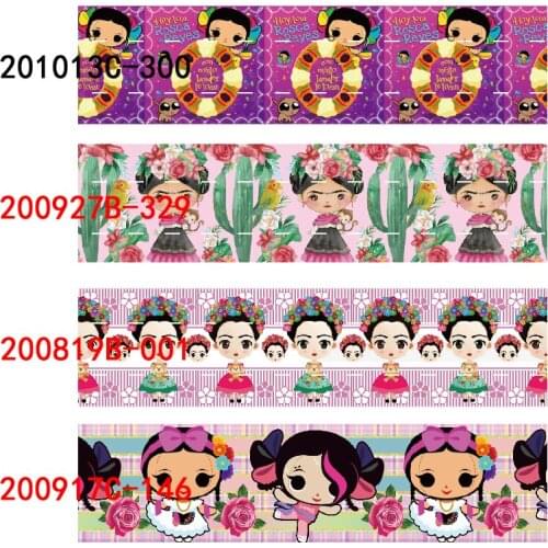 FLRARIBBONS 22mm 38mm 75mm mexico doll ribbon
