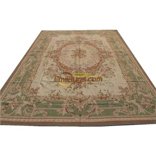Carpeting carpets aubusson rug handmade woolen carpets 274CMX366CM (9 'X 12') 13gc20aubyg3