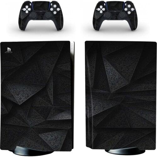 Geometry Style PS5 Disc Edition Skin Sticker for Playstation 5 Console & 2 Controllers Decal Vinyl Protective Skins Style 1