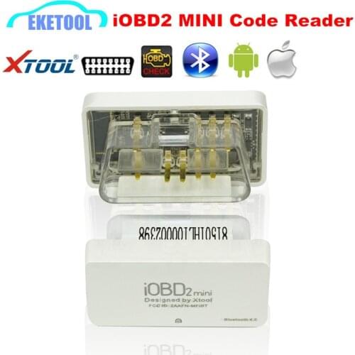 Newest MINI Scanner XTool iOBD2 MINI Bluetooth Works Android/iOS Smart Phone Works Cars After 1996 Best Economy iOBD2 Tool