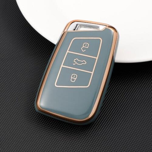 New Soft TPU Car Remote Key Case Cover For Volkswagen VW Magotan Passat B8 Golf For Skoda Superb A7 Holder Shell Fob