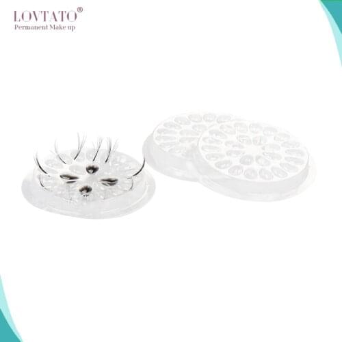 Disposable plastic eyelash extensions glue holder Grafting eyelash tool tattoo glue tray Make up tools tattoo accessories