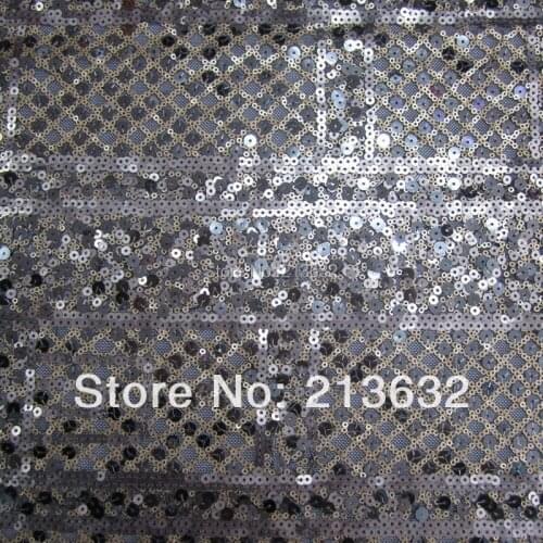 POz31 sewing machine polyester net professional computer embroidery fabric 7MM5MM3MM whitefish silk pearl sequins embroidered