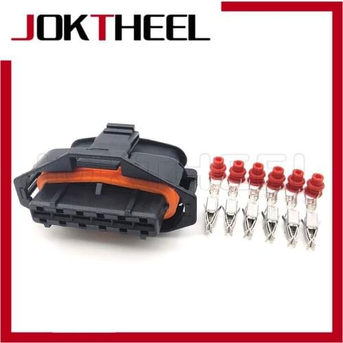 1/5/10/20sets 3.5mm 6 pin female waterproof auto connector Diesel fuel Common Rail Injector Crankshaft Sensor plug 1 928 403 740