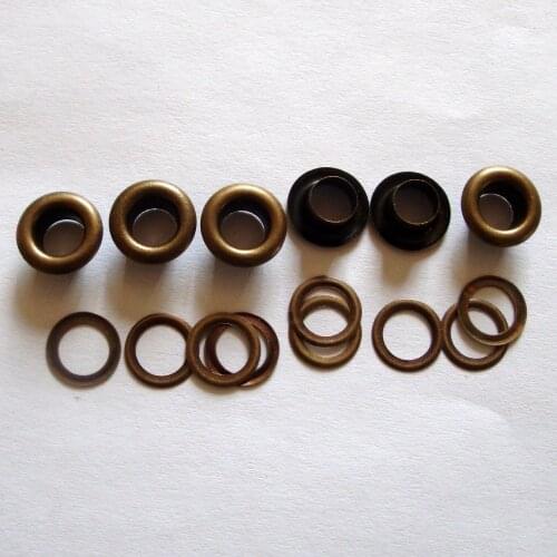 1000Sets 5mm*9mm Brass Shoe Eyelet Garment Hangtag Paper Card Eyelet Scrapbooking Sewing Accessories Eyelet Grommet 300