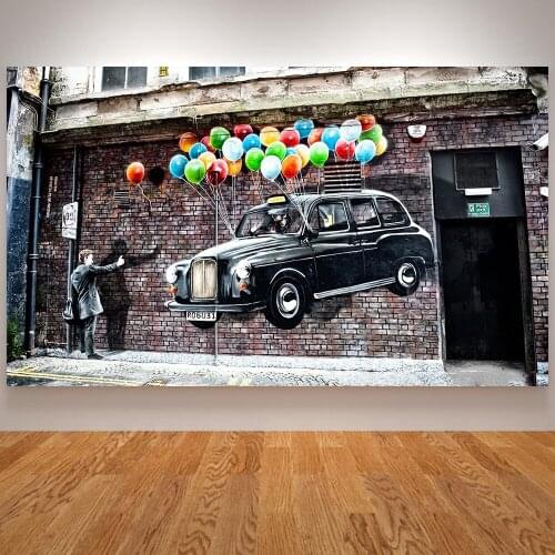 3D Canvas Painting BANKSY Dreams Posters and Prints Graffiti Street Art Home Decor Decorativer Cuadros Decoracion Salon