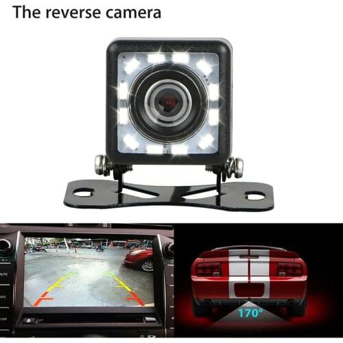 Car Rear View Backup Camera Parking Reverse Back Up Camera Waterproof CMOS 12LED Fashion