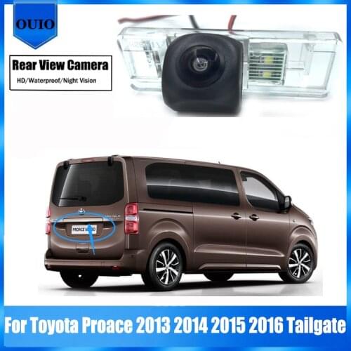 Car Rear View Reverse Back Up Parking Camera For Toyota Proace 2013 2014 2015 2016 Tailgate CCD Night Vision Waterproof Camera